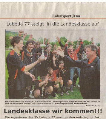 A-Junioren steigen auf!