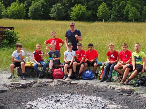 Wandern von einem Hügel zum Andern