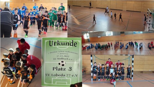 F-Junioren erreichen 3.PLATZ beim Hallentunier in Neustadt