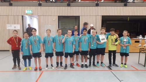 Platz 4 beim Hallentunier in Rudolstadt