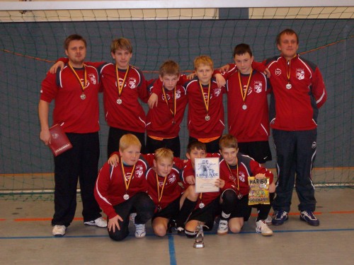 2. Platz der D1 bei Hallenkreismeisterschaftendrunde!!